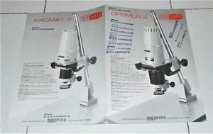 Brochure OPEMUS 4 MEOPTA Axomat 3 Ingranditore foto Pubblicità Depliant - Picture 1 of 1