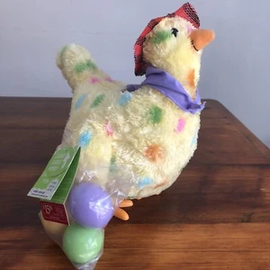 Hallmark Squawkin goteo de huevo gallina sonido movimiento pollo de Pascua - Imagen 1 de 6