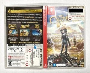 The Outer Worlds For Nintendo Switch, Game, Art Cover and Case Very Good! - Picture 1 of 2