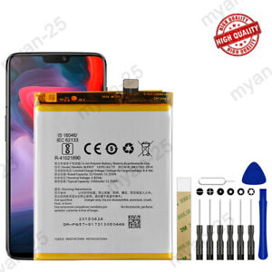 For Oneplus 6 A6000 A6003 Replacement Battery BLP657 Tool