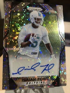Isaiah Ford ☆2017☆ Prizm RC Disco PRIZM REFRACTOR AUTO Autograph - Dolphins - Picture 1 of 10