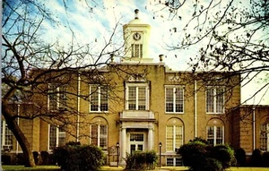 Vintage Postcard Ouachita County Court House Camdem AK Clock Tower - Picture 1 of 3