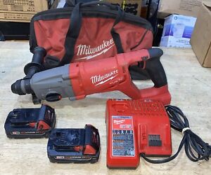 Milwaukee 2713-20 M18 FUEL 1" SDS+ Rotary Hammer + 2-2Ah Batteries Charger