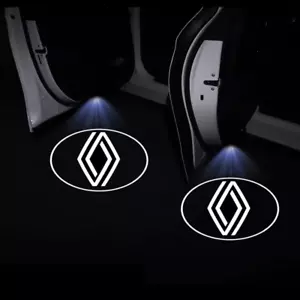 ✅✅ LED SOTTOPORTA SOTTO PORTA PER TUTTE AUTO CON LOGO RENAULT A BATTERIA FACILI✅ - Foto 1 di 10
