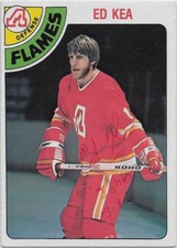 Ed Kea Signed 1978-79 O-Pee-Chee OPC Card #277 Atlanta Flames Deceased 1999