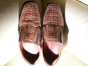 Herren-Halbschuh Gr. 41 echt Leder mittelbraun - Bild 1 von 3