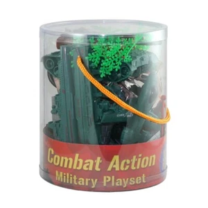 Deluxe Military Playset in Carry Bucket - Picture 1 of 2