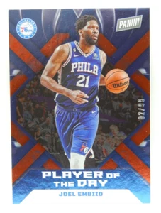 2022-23 Panini Player of the Day - Red Foil /99 76ers #27 - JOEL EMBIID - Bild 1 von 2