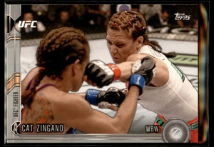 2015 Topps UFC Chronicles SILVER Parallel #186 Cat Zingano - Picture 1 of 2