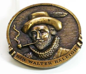 VINTAGE BRASS BELT BUCKLE - Picture 1 of 6