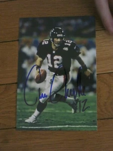 Atlanta Falcons CHRIS CHANDLER Signed 4x6 Photo FOOTBALL AUTOGRAPH 1 - Picture 1 of 1