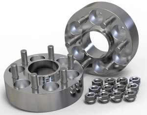 KIT ESPACIADOR DE RUEDA CENTRADO EN EL CUBO 45MM 6X139.7 106.2MM HECHO EN REINO UNIDO se adapta a HILUX HIACE - Imagen 1 de 1