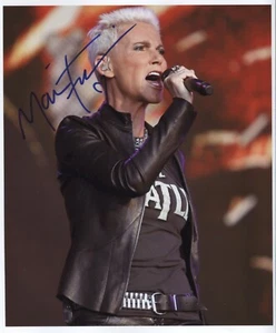 Marie Fredriksson Roxette SIGNIERTER Fotodruck First Gen. No'd + Zertifikat / 1 - Bild 1 von 1
