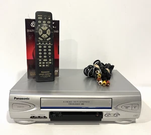 PANASONIC PV-V4523S 4 HEAD HI-FI STEREO BLUE LINE VCR VHS PLAYER REMOTE CONTROL - Picture 1 of 8