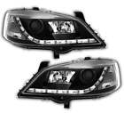 Headlights LED DRL Look pour Opel ASTRA G 97-04 Daylight Black SONAR BE LPOP40EP