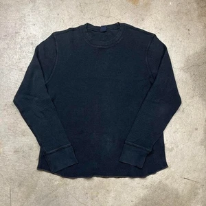 Gap Waffelstrick Thermo Langarm T-Shirt schwarz Herren Large - Bild 1 von 5