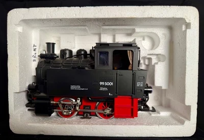 Locomotora de vapor tanque tipo B calibre G LGB 2076D de colección Alemania Occidental años 80 Foto 1 de 4