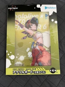 Hololive Street Fighter 6  collaboration acrylic board Oozora Subaru - Picture 1 of 1