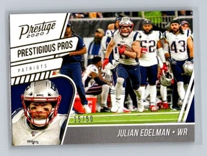 Julian Edelman 2020 Prestige Prestigious Pros #PP-JE Xtra Points Gold #/50 - Bild 1 von 2
