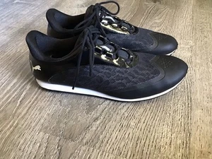 Puma 190586 03 Womens Black Leopard Yogami Low Sneakers Size 10 Casual Shoes - Picture 1 of 12