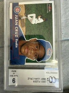 2001 Fleer Tradition - Juan Cruz #467 (RC) - Bild 1 von 2