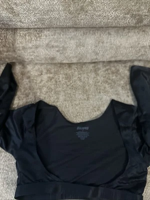 Skims Barely There 笔胸围手臂成形器 Onxy 黑色中号-无标签 — 第 1/4 张图片