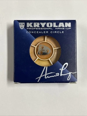Kryolan Professional Concealer Circle No. 3, #3, light Damaged, Fast Shipping — 第 1/4 张图片