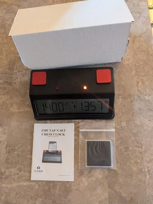 ZMF Tap N Set Digital Chess Clock Red Buttons - Unused - New - Image 1 of 4