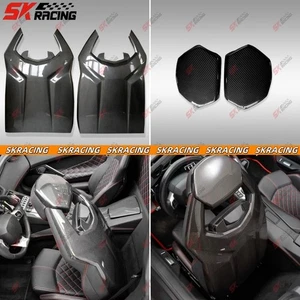Dry Carbon Fiber Seat Back Cover Bodykit For Lamborghini Aventador LP700 12-17 - Picture 1 of 13