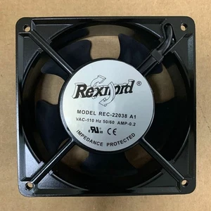 One New Rexnord REC-22038A1 110VAC 50/60HZ 0.2A aluminum frame AC fan#QW - Picture 1 of 1