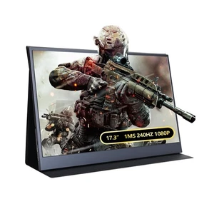 17.3 Tragbarer Monitor 240Hz Laptop Monitor Stereo Lautsprecher, 1ms, IPS Second S... - Bild 1 von 7