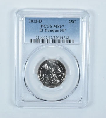 2012-D Washington Quarter ATB El Yunque MS67 PCGS *0515 - Image 1 of 4