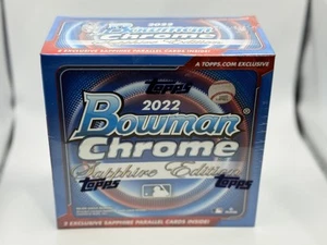 2022 Bowman Chrome Baseball SAPPHIRE EDITION Factory Sealed Hobby Box Witt? - Picture 1 of 2