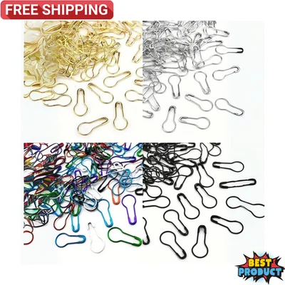 50 piezas bulbo de calabaza calabaza forma de pera pequeña etiqueta sin bobina artesanía pasadores de seguridad para hágalo usted mismo Foto 1 de 4