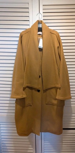 Cappotto Tory Burch Chelsea misto lana taglia 8 classico cammello