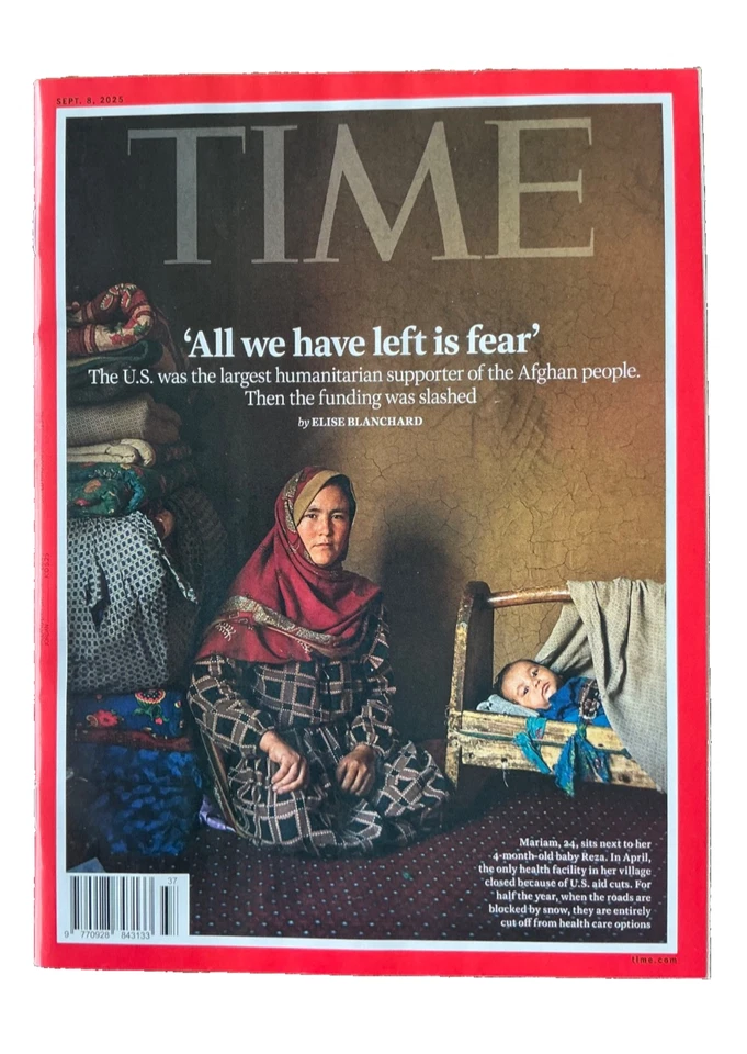 Time magazine September 8th 2025 'All We have is Fear' - Image 1 of 4