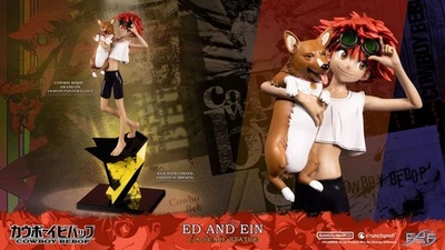 Primeras 4 figuras Cowboy Bebop Ed y Ein Statua en resina 1/8 - Imagen 1 de 4