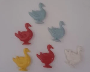 Vintage Lot Of Ducks Cracker Jack Prize Gumball Charm Premium - Picture 1 of 6