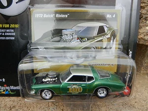 Johnny Lightning 2016 *Street Freaks R1B* verde oscuro 1972 spoilers ¡nuevo en paquete! - Imagen 1 de 1