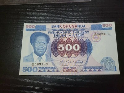 🇺🇬 Billete moneda Uganda 500 chelines 1983 UNC P-22a 062421-11 Foto 1 de 2