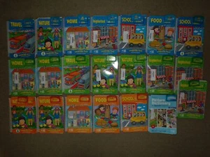 LeapFrog Language First School House Books Cartridges Level 2,3,4 K-5 LOT OF 21 - Picture 1 of 6