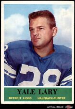1964 Philadelphia #62 Yale Lary Lions HOF Texas A&M 4 - VG/EX F64P 02 8045