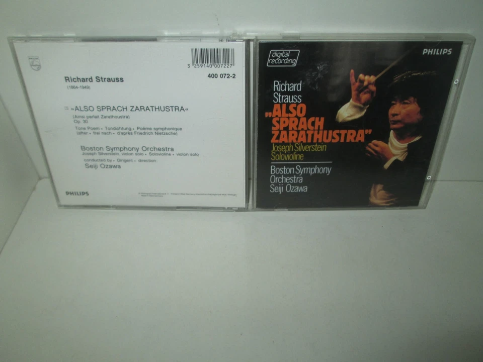 STRAUSS - ALSO SPRACH ZARATHUSTRA - SEIJI OZAWA - BOSTON SYMPHONY rare cd MINT - Image 1 of 1