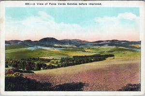 Cartolina Palos Verde Estates Veduta California 14354 non spedita - Foto 1 di 2