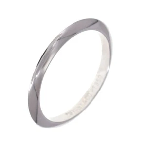 TIFFANY&Co. Band ring Size 49/JP9 Pt950 Ladies jewelry S#139366 - Picture 1 of 5