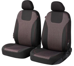 COPRISEDILI ANTERIORI 11873 VOLVO S40 1996-2004 I FODERE AUTO ECOPELLE NERO ROS - Foto 1 di 9