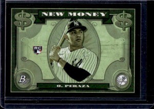 2023 Bowman Platinum Oswaldo Peraza New Money Rookie RC #NM-3 Yankees