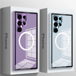 For Samsung Galaxy S23 Ultra S22 Plus Magsafe Magnetic Metal Frame Case Cover - Picture 1 of 13