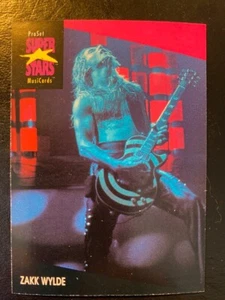 Zakk Wylde 1991 Pro Set Super Stars Musicards #246 - Picture 1 of 2
