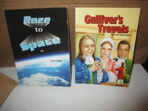 2 Books: Gulliver's Travels & Race To Space (C. L. Collins) (2008, Paperback - Picture 1 of 2
